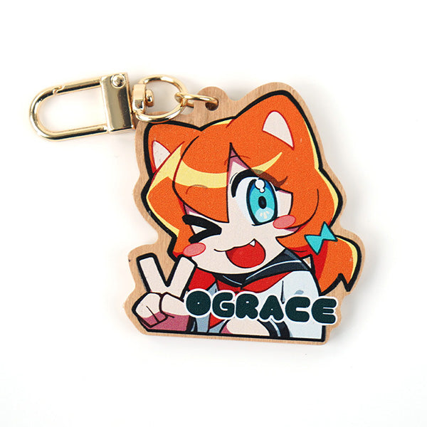 Custom Natural Wooden Keychains - VOGRACE