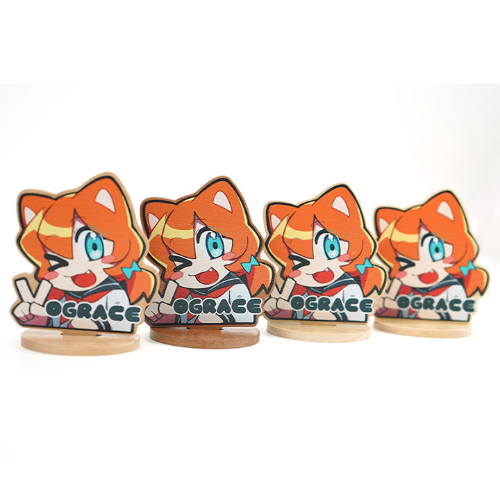 Custom Natural Wooden Standees - VOGRACE