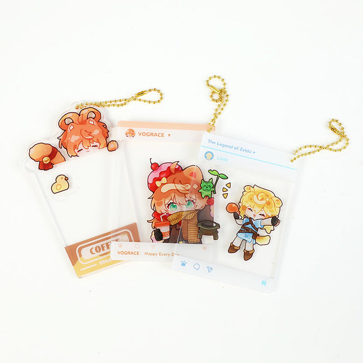 Custom PVC Transparent Cards Clear Business Card Charms - VOGRACE