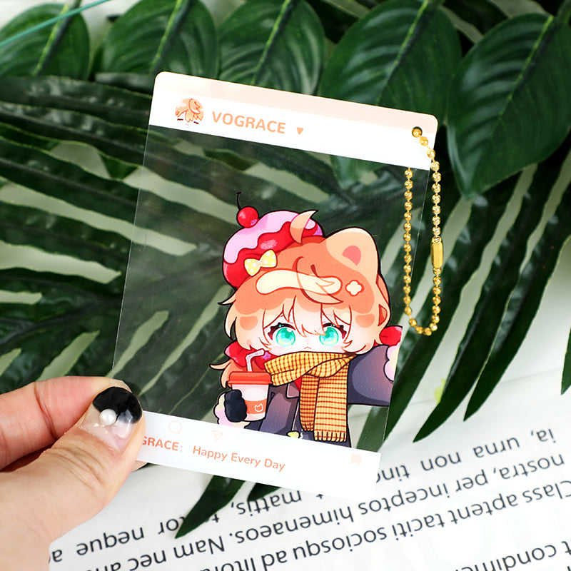 Custom PVC Transparent Cards Clear Business Card Charms - VOGRACE