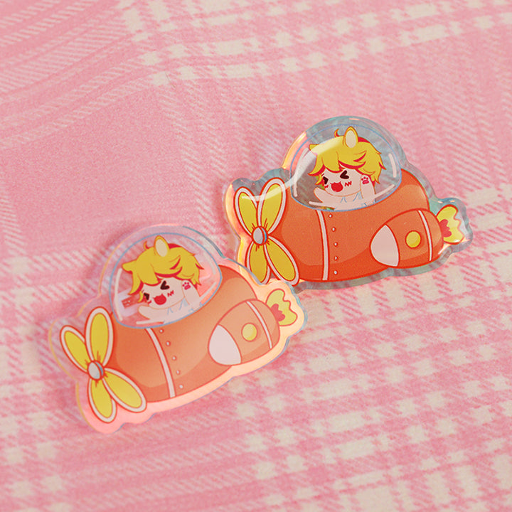 Custom Rainbow Acrylic Pins - VOGRACE