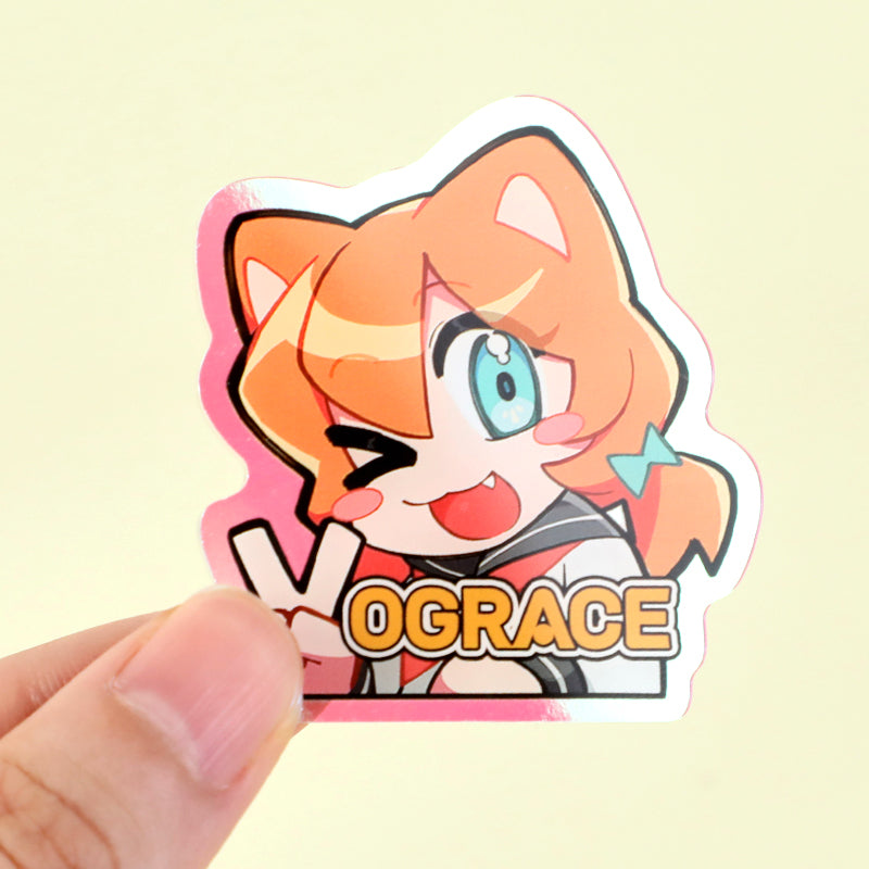 オリジナルオーロラアクリルピンバッジ