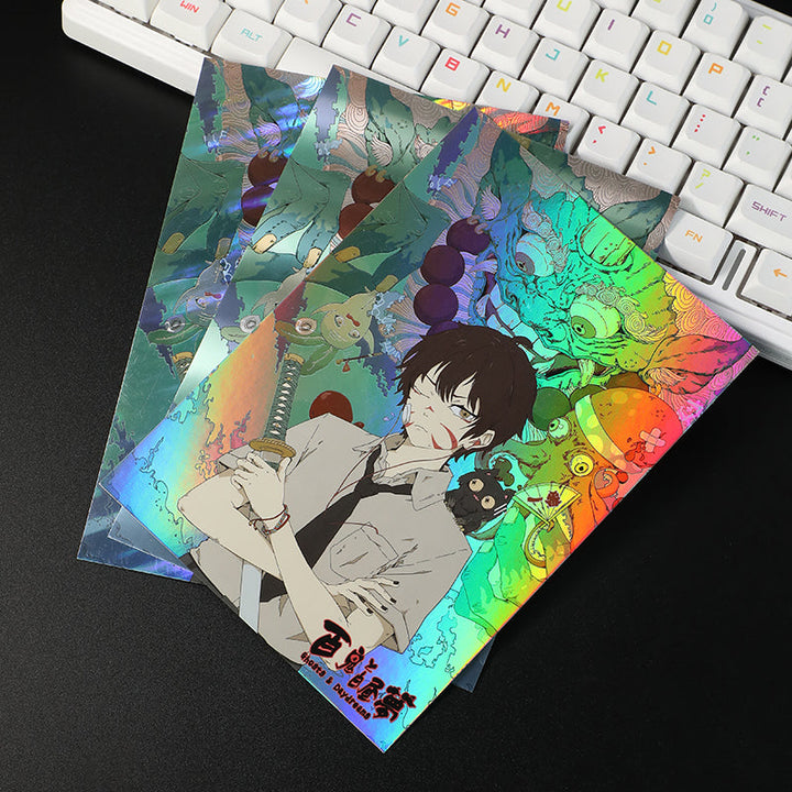 オリジナルコールド箔ホログラムポストカード