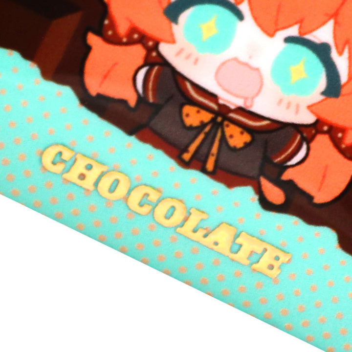 オリジナルコールド箔ホログラム正方形缶バッジ