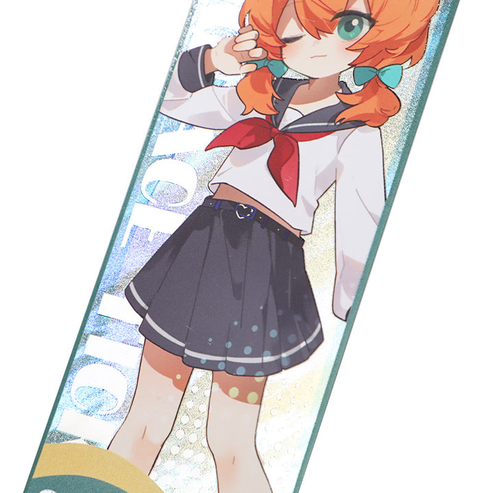 オリジナルホログラムチケット型厚盛り箔押しカード