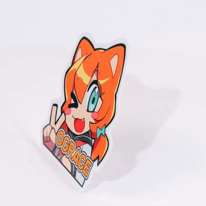 Custom Removable Vinyl Reusable Stickers - VOGRACE