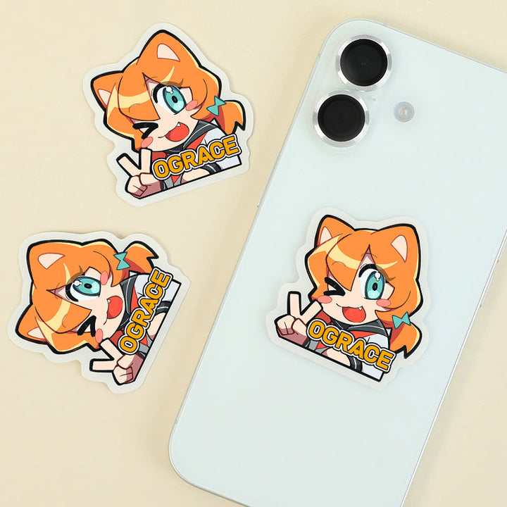 Custom Removable Vinyl Reusable Stickers - VOGRACE