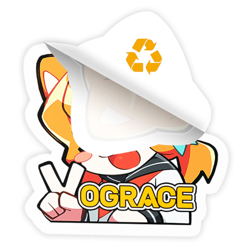 Custom Removable Vinyl Reusable Stickers - VOGRACE