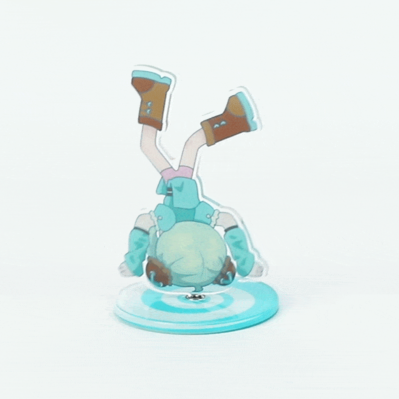 Custom Rotating Acrylic Standees - VOGRACE