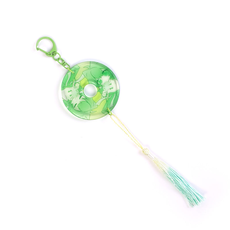 オリジナル角丸クリアアクリルキーホルダー