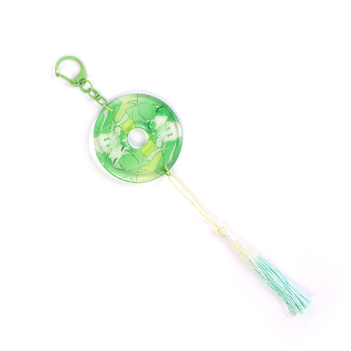 オリジナル角丸クリアアクリルキーホルダー