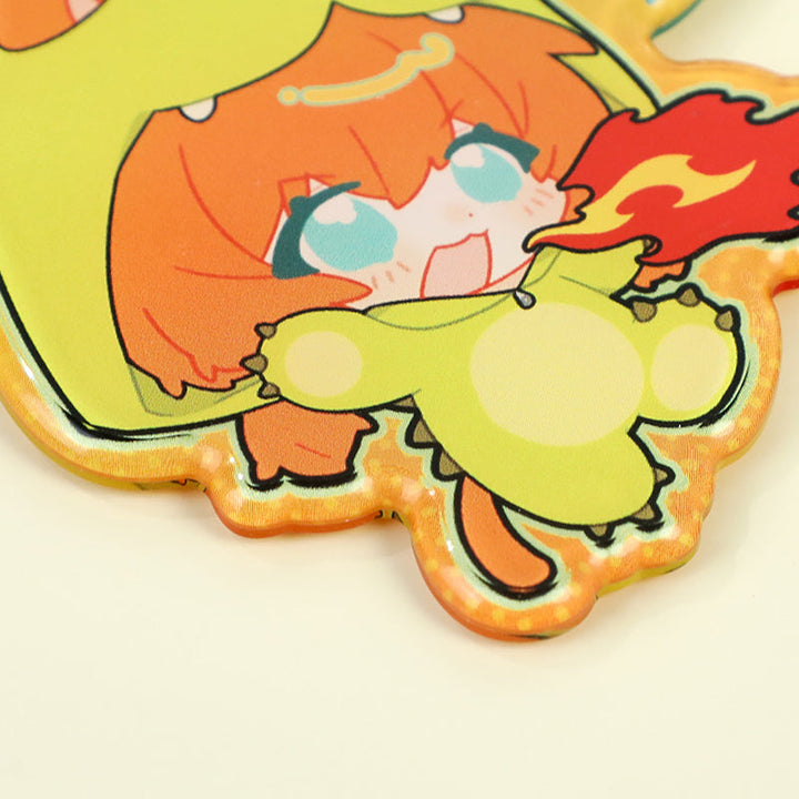 オリジナル角丸クリアアクリルキーホルダー