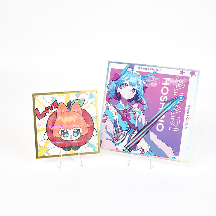 オリジナルホログラム色紙