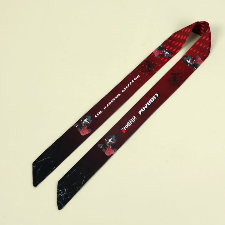 オリジナルシルク風スカーフヘアバンド