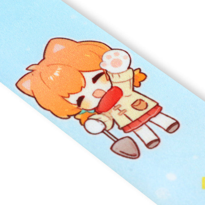 オリジナルシルク風スカーフヘアバンド