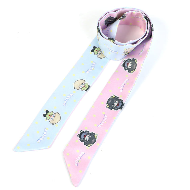 オリジナルシルク風スカーフヘアバンド