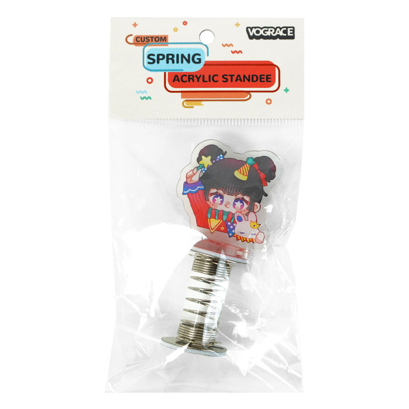 Custom Spring Shaker Acrylic Standees - VOGRACE
