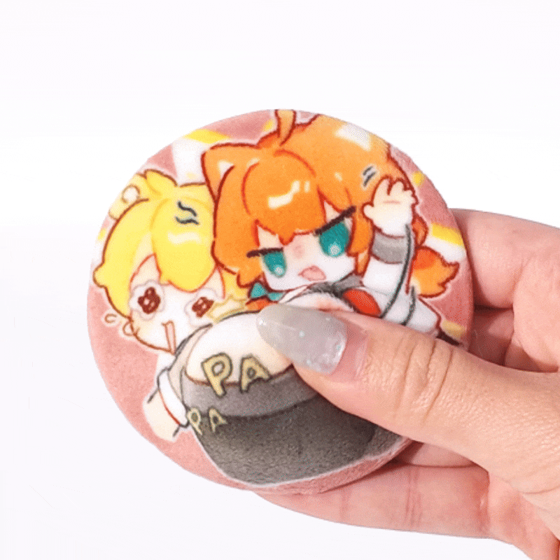 オリジナルぷにぷにおしり缶バッジ