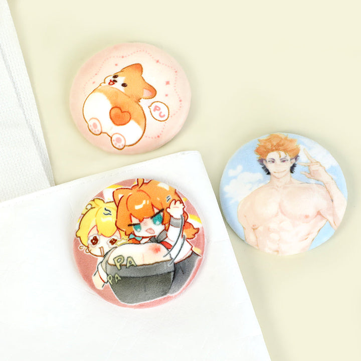 オリジナルぷにぷにおしり缶バッジ