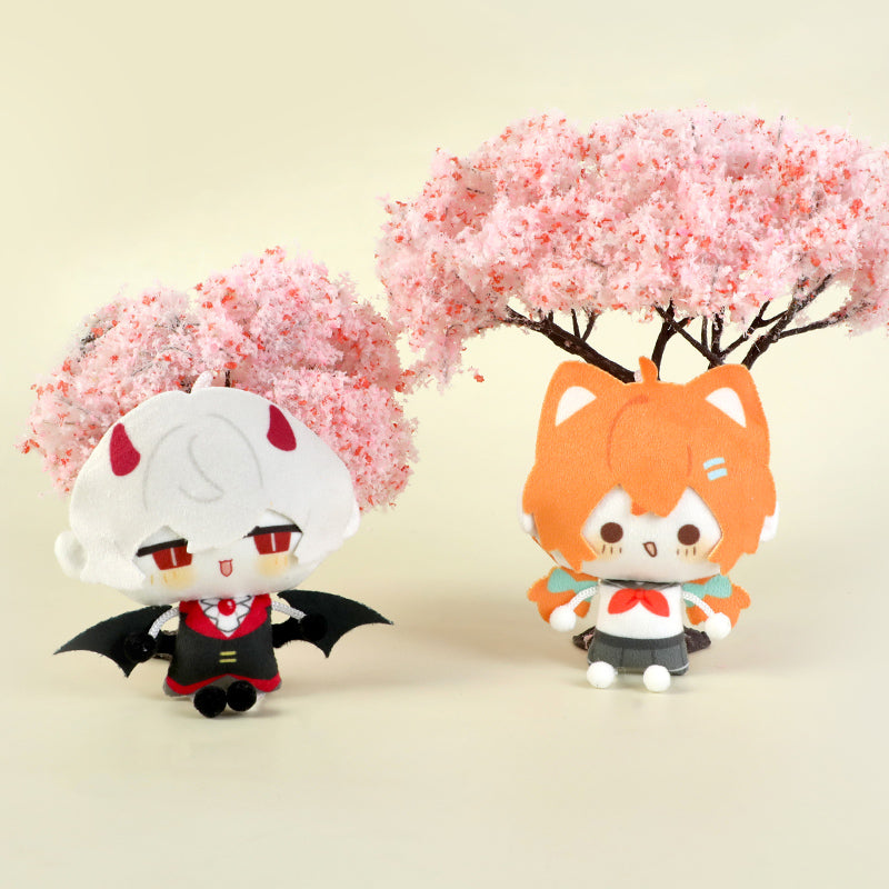 Custom 3D Hair Plush Keychains