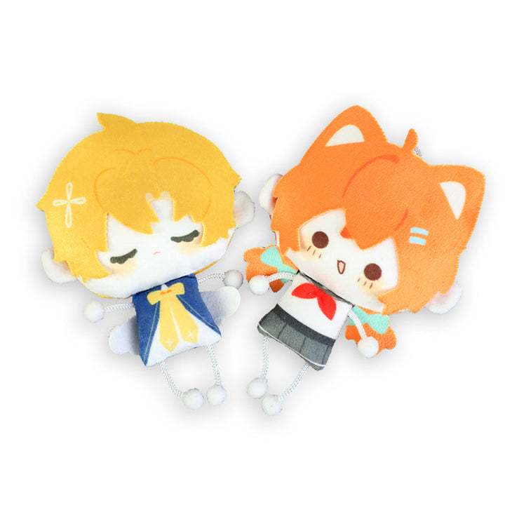 Custom 3D Hair Plush Keychains