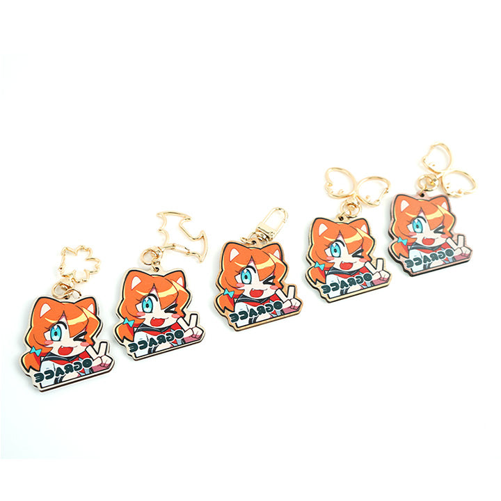 Custom Synthetic Wooden Keychains - VOGRACE