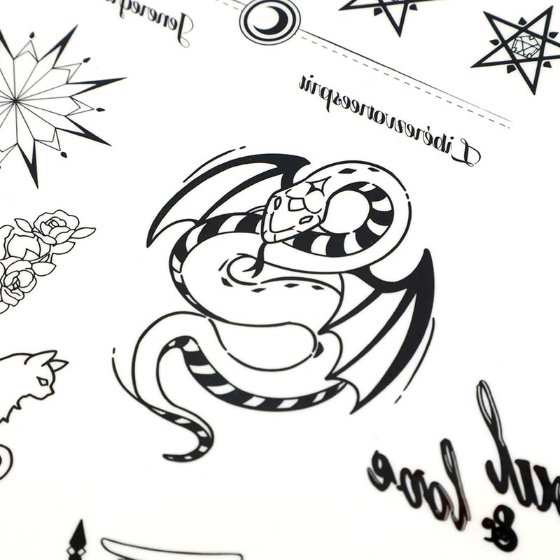 Custom Temporary Tattoo Sticker Sheets - VOGRACE