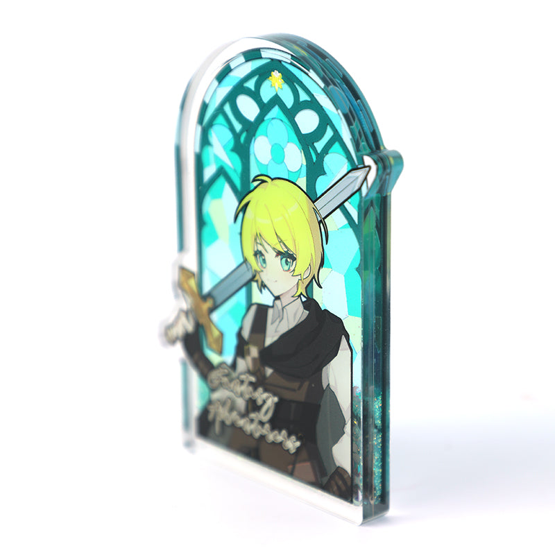 Custom Thicken Pre-filled Quicksand Liquid Acrylic Standees - VOGRACE