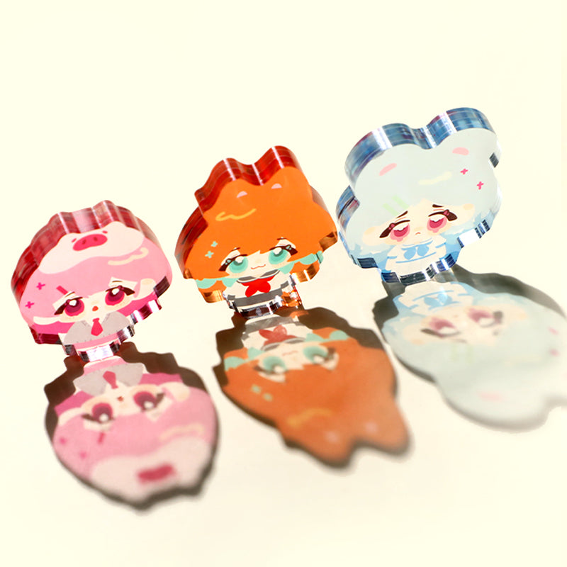 オリジナル厚め3Dアクリルキーホルダー