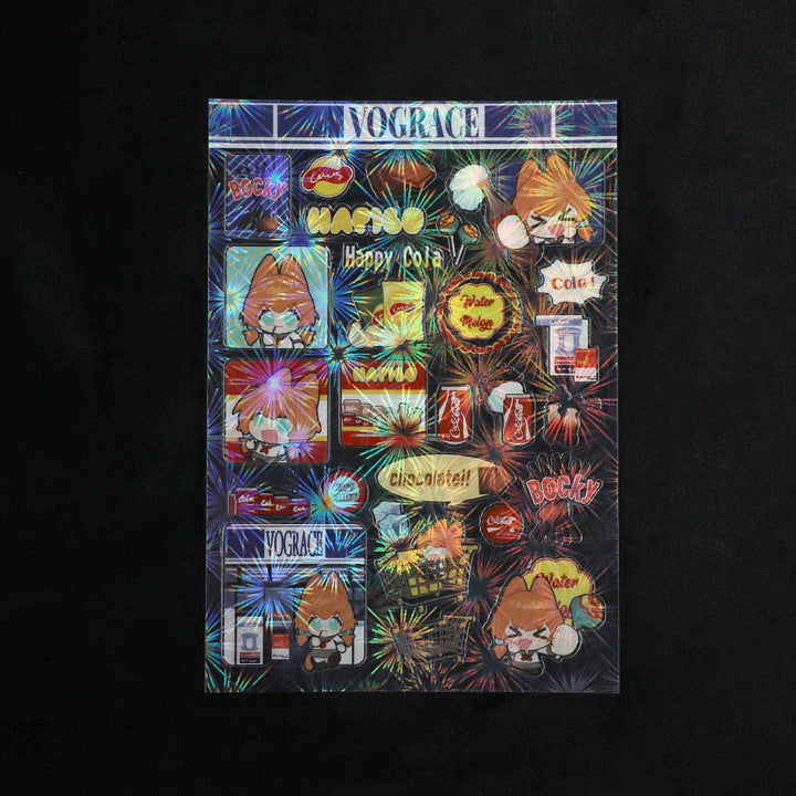 Custom Transparent Clear Stickers Sheets - VOGRACE