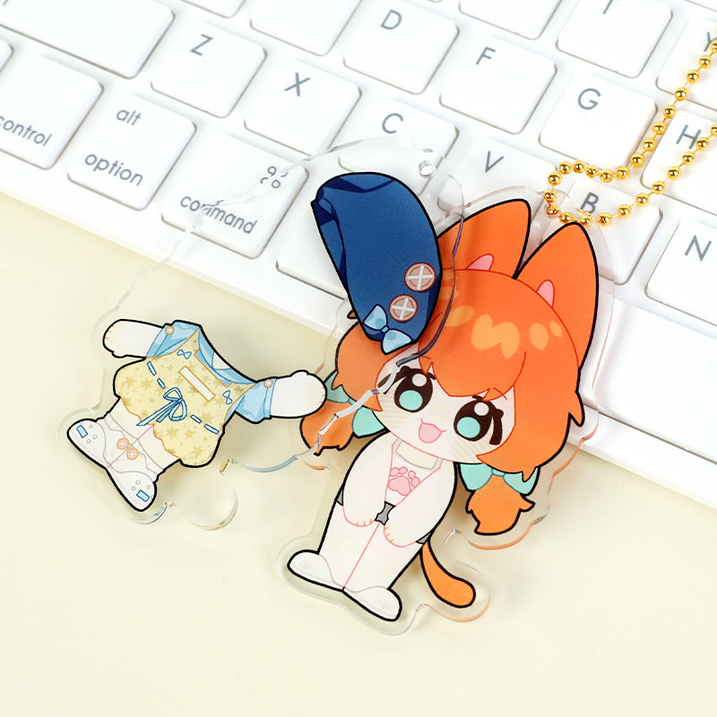 オリジナル極薄アクリルキーホルダー