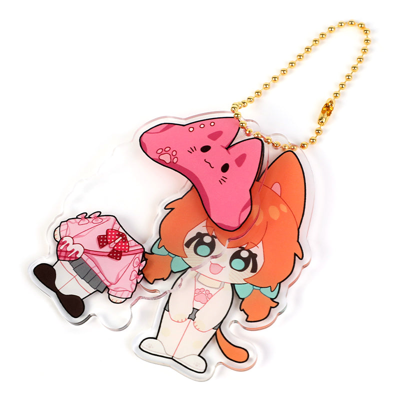 オリジナル極薄アクリルキーホルダー