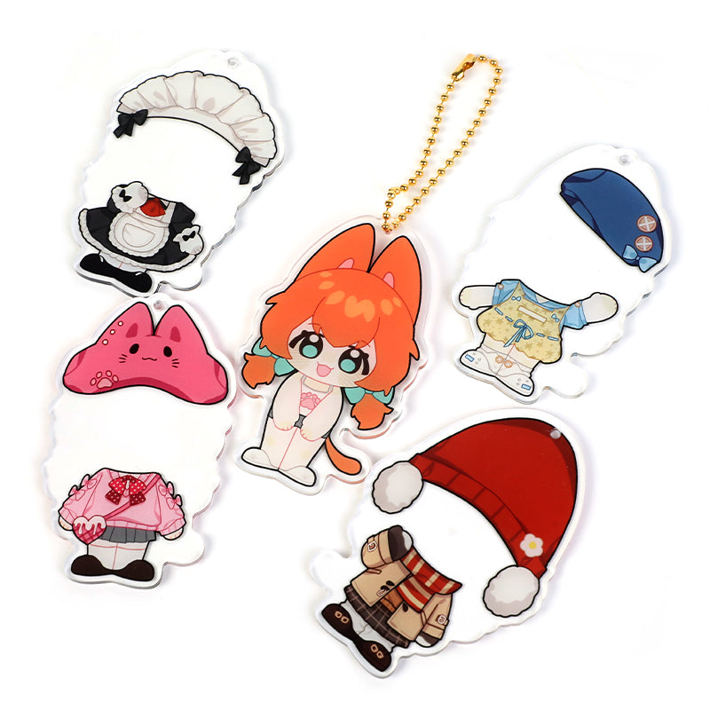 オリジナル極薄アクリルキーホルダー