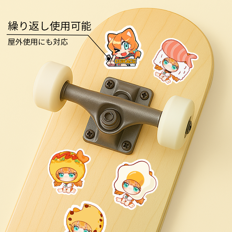 オリジナル和紙ステッカー