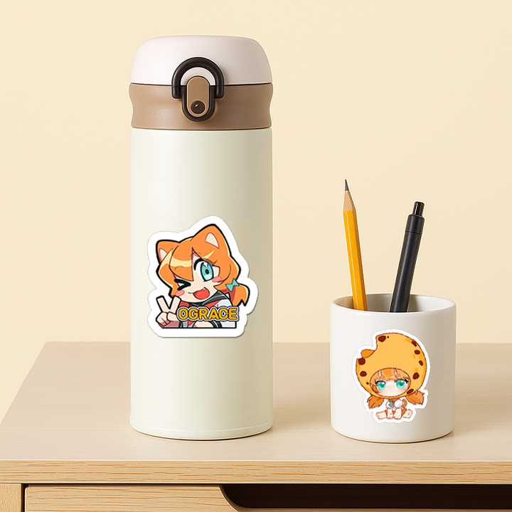 オリジナル和紙ステッカー