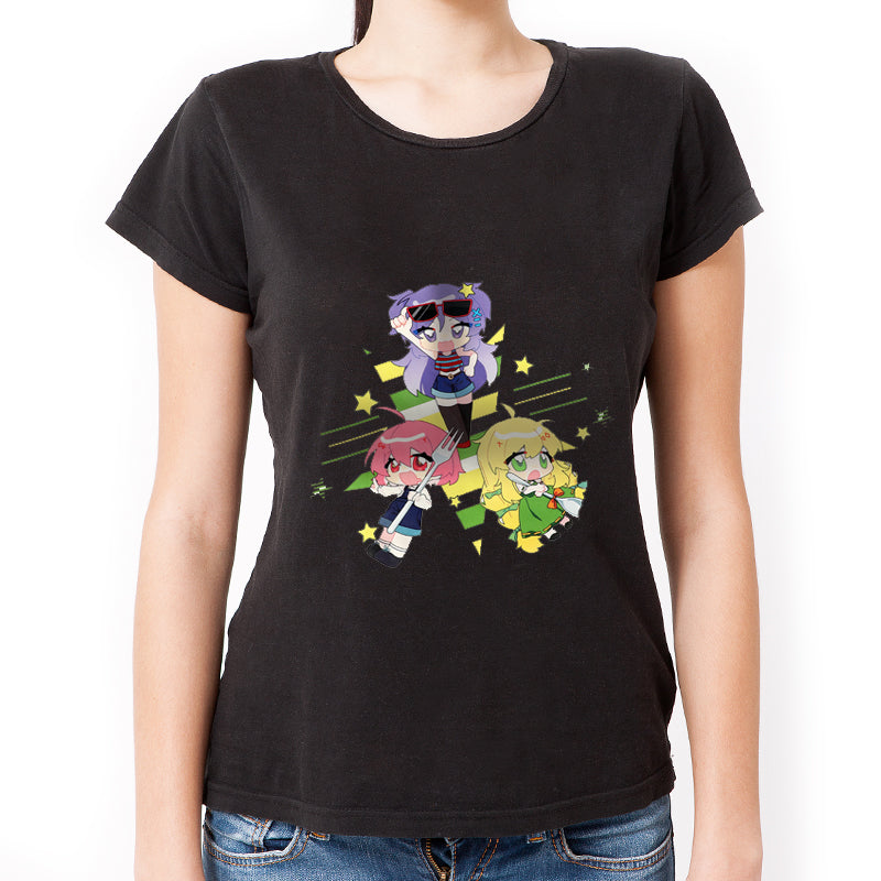 Custom Women T Shirts Printing Cotton Crew Neck T-Shirts - VOGRACE