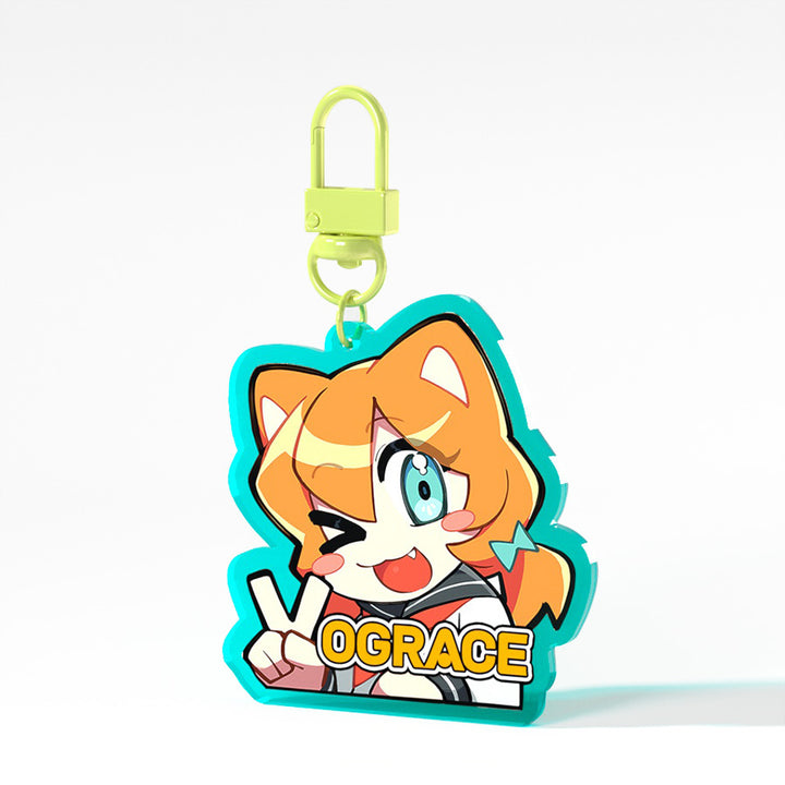 オリジナルドーミングカラーアクリルキーホルダー