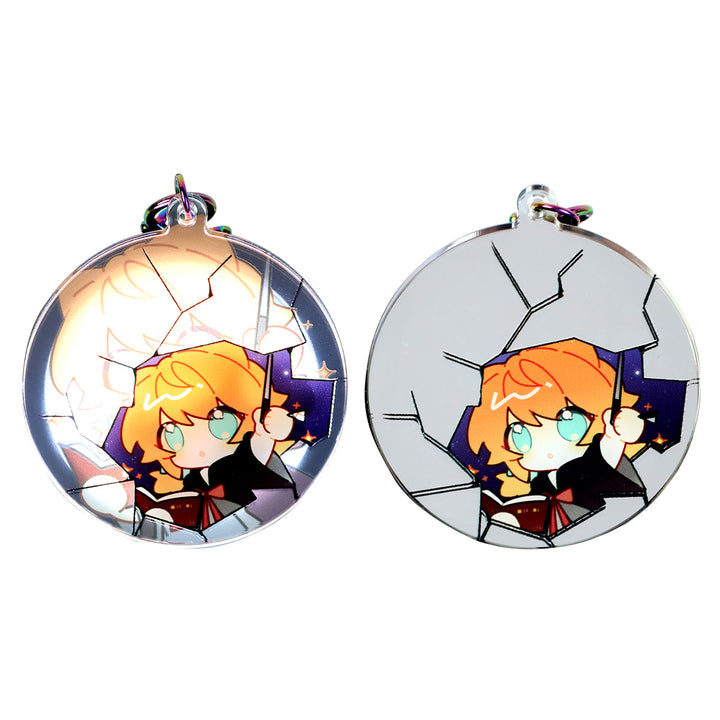 Custom Magic Mirror Perspective Acrylic Keychains - VOGRACE