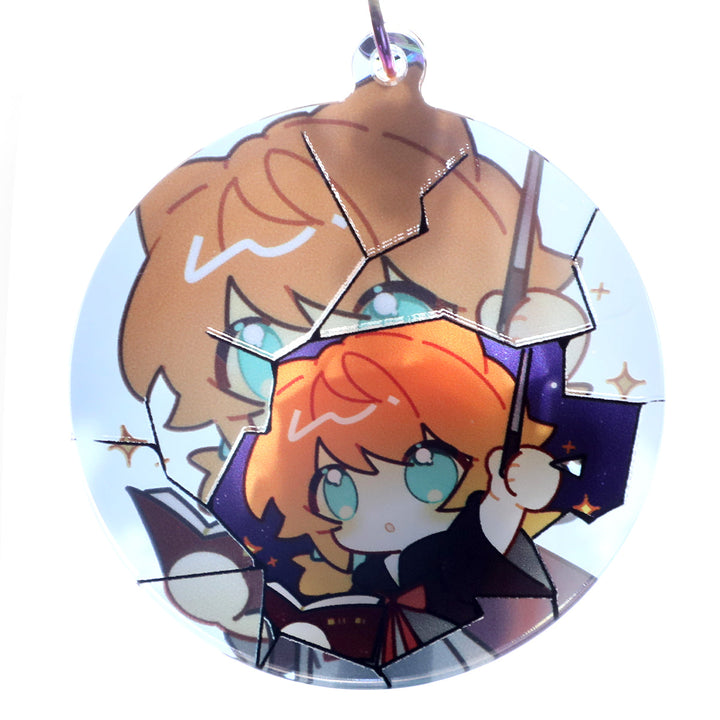 Custom Magic Mirror Perspective Acrylic Keychains - VOGRACE