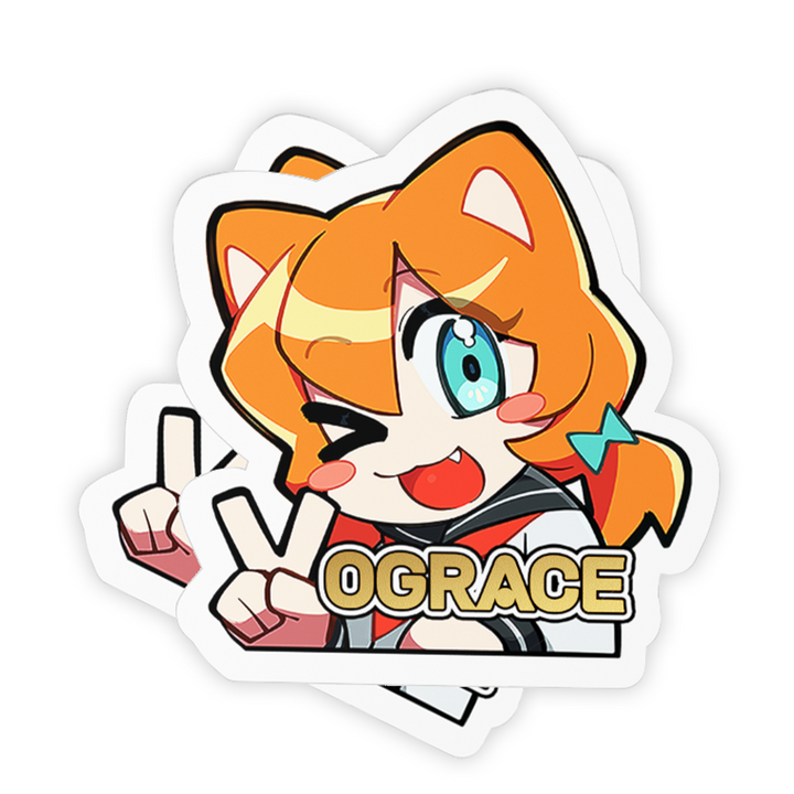 オリジナル箔押しステッカー