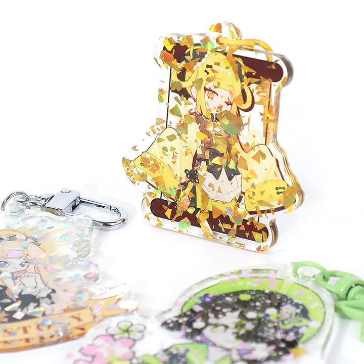 Custom Sequin Acrylic Keychains - VOGRACE