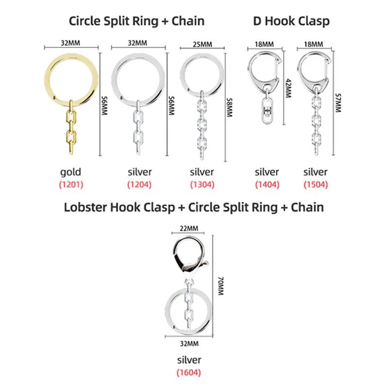 Doming acrylic keychain 