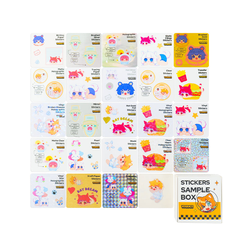 Sticker Sample Box - VOGRACE