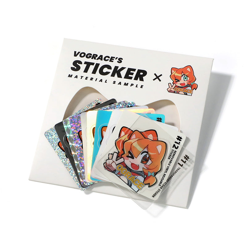 ステッカーサンプルボックス
