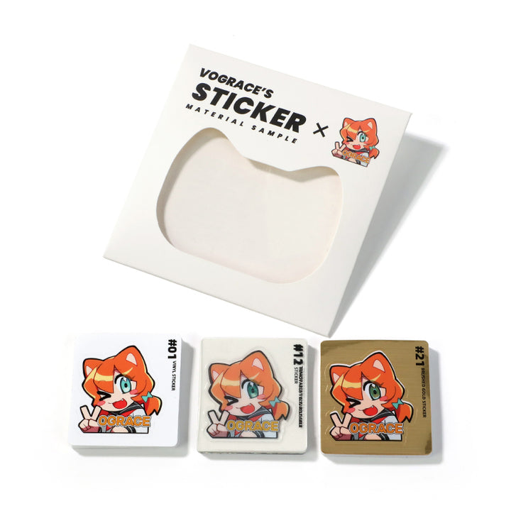 ステッカーサンプルボックス