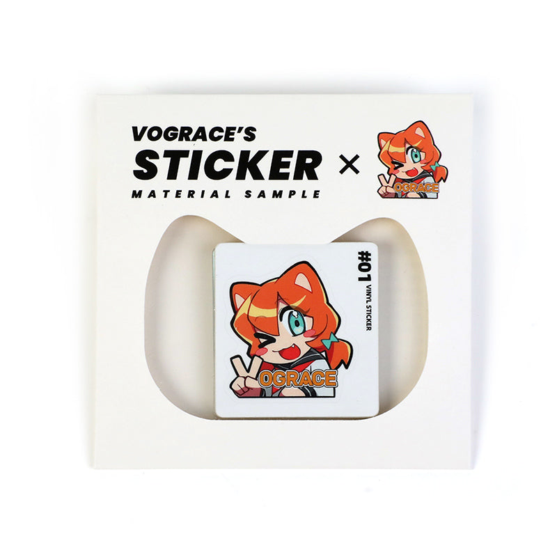 ステッカーサンプルボックス