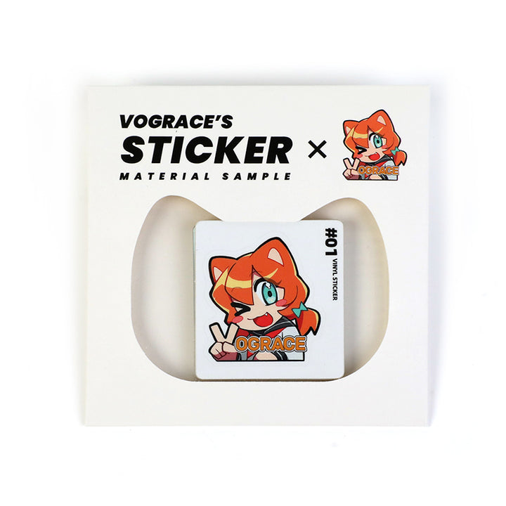ステッカーサンプルボックス