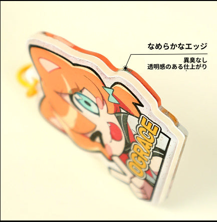 オリジナルアイスキャンディーアクリルキーホルダー