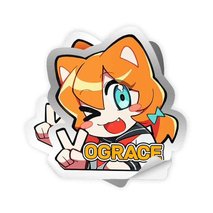 オリジナルミラーステッカー