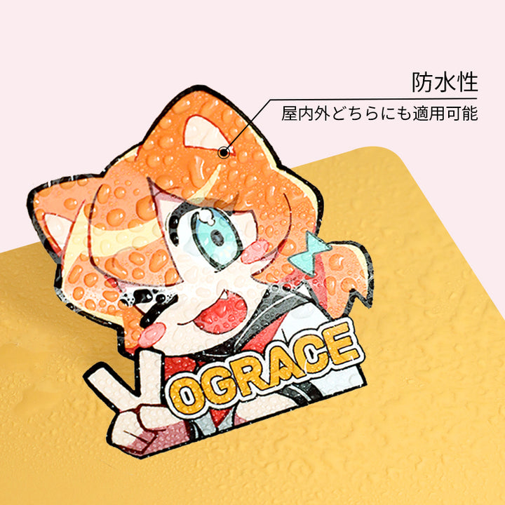 オリジナル転写ステッカー